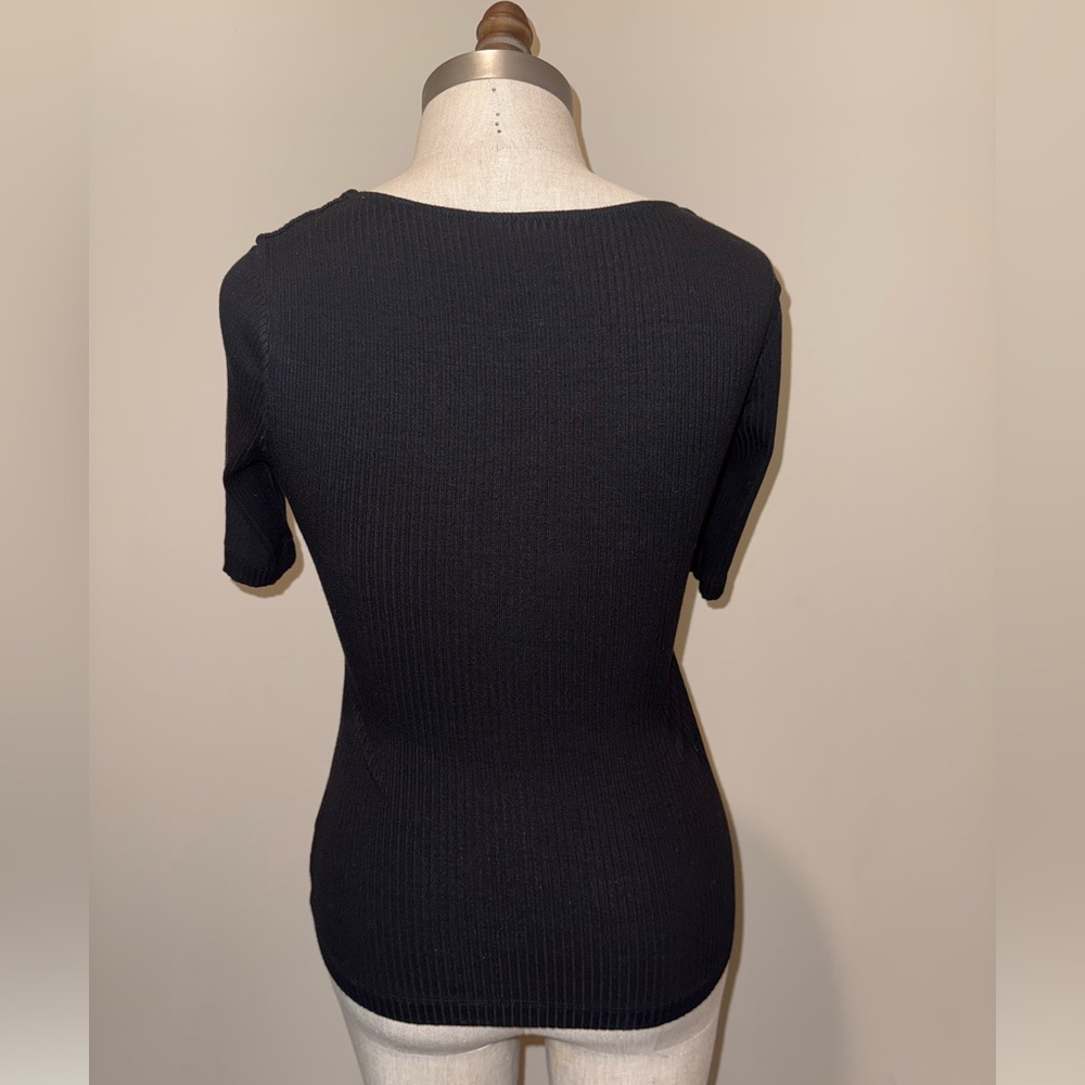 H&M 3/4 Sleeve Ribbed Top - Picture 3 of 4